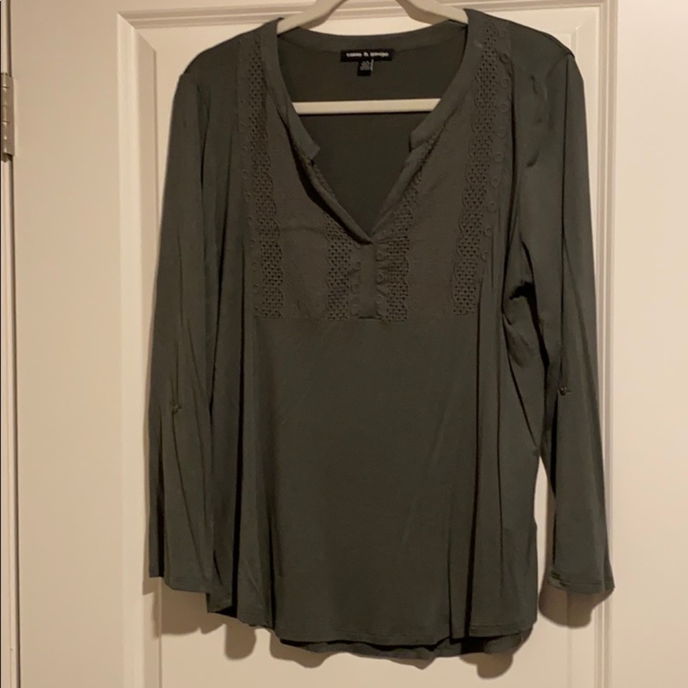 Green shirt